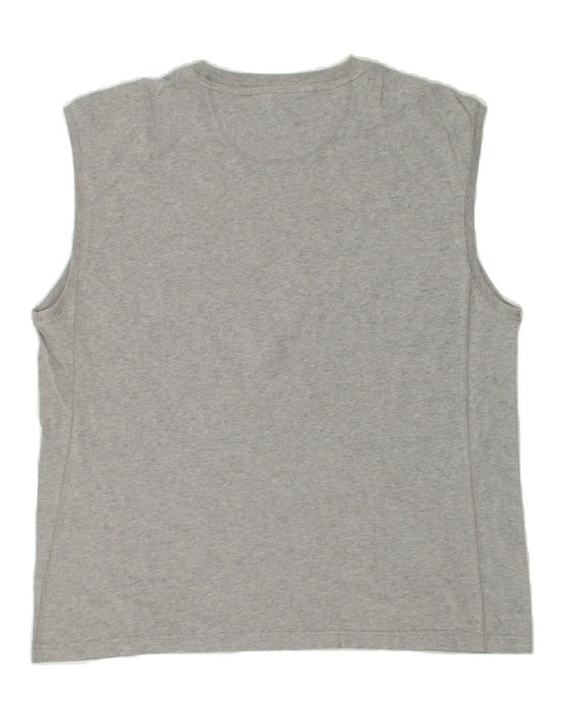 NIKE Mens Vest Top XL Grey Cotton | Vintage Nike | Thrift | Second-Hand Nike | Used Clothing | Messina Hembry 