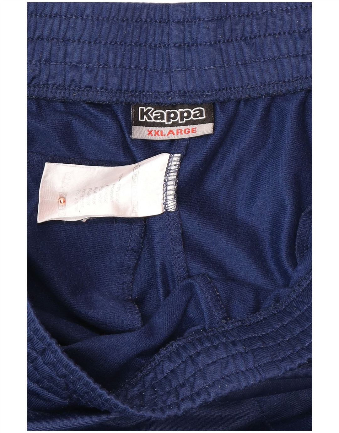 KAPPA Mens Graphic Tracksuit Trousers 2XL  Navy Blue Colourblock Polyester