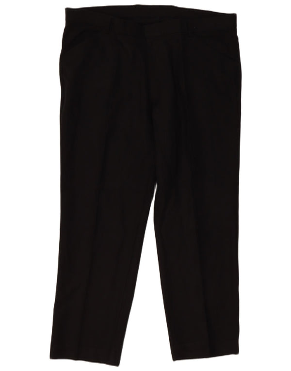 Farah Mens Straight Chino Trousers W44 L31 Black Polyester
