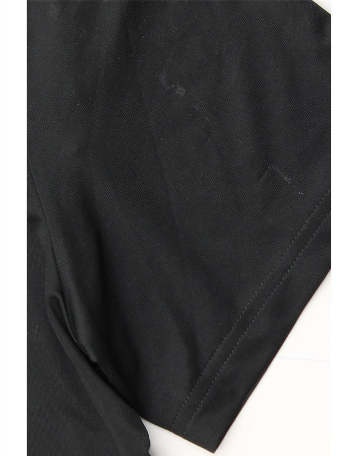NIKE Mens Dri Fit T-Shirt Top Small Black Polyester