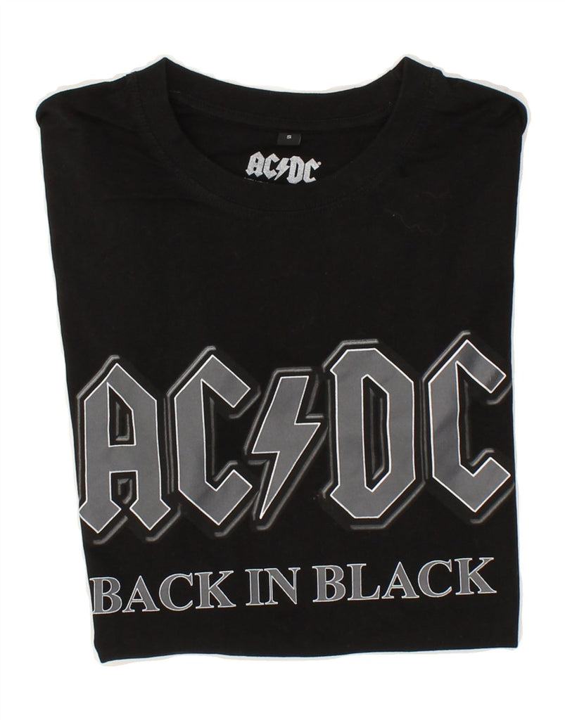 VINTAGE Mens AC DC Graphic T-Shirt Top Small Black Vintage Vintage and Second-Hand Vintage from Messina Hembry 