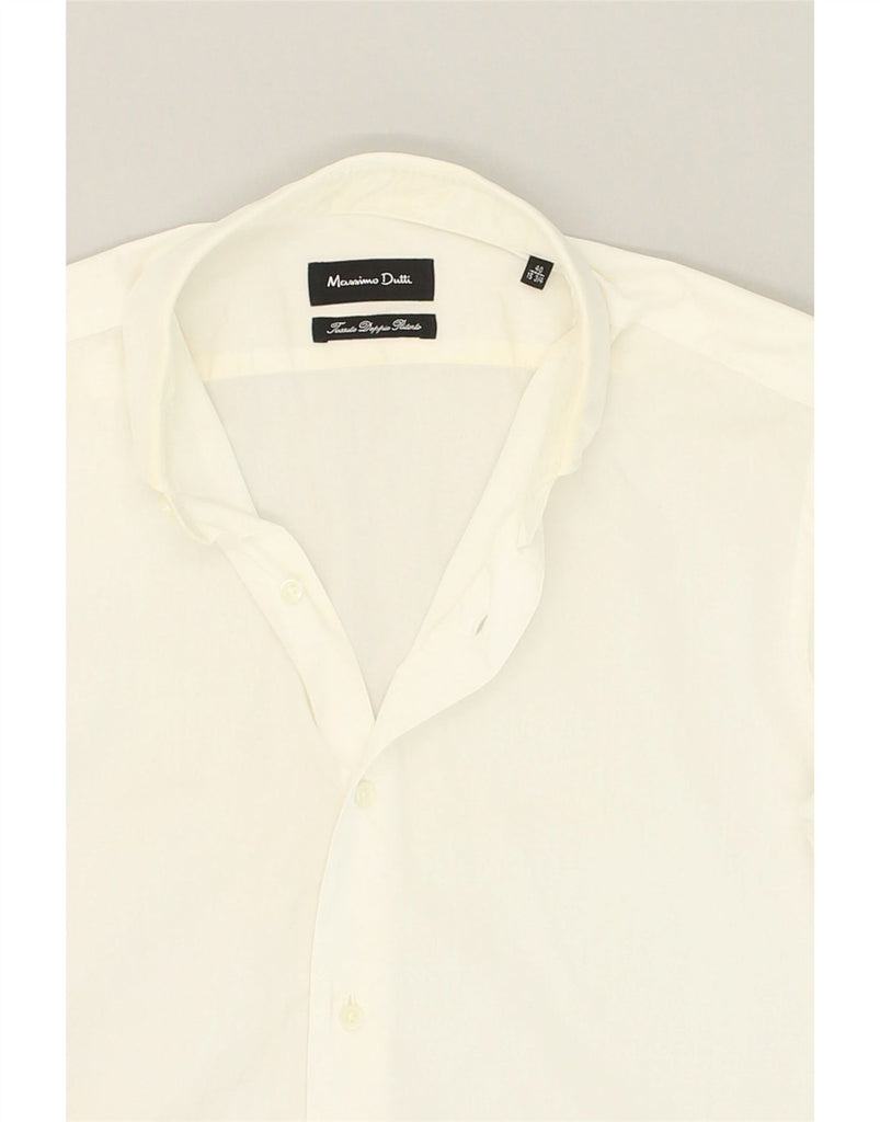 MASSIMO DUTTI Mens Shirt Size 15 3/4 40 Medium White | Vintage Massimo Dutti | Thrift | Second-Hand Massimo Dutti | Used Clothing | Messina Hembry 