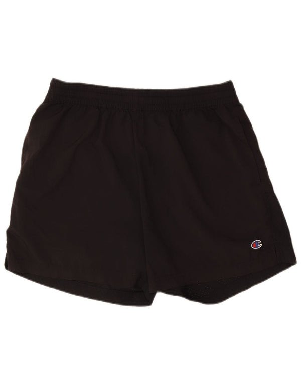 Champion Mens Sport Shorts Large Black Polyester