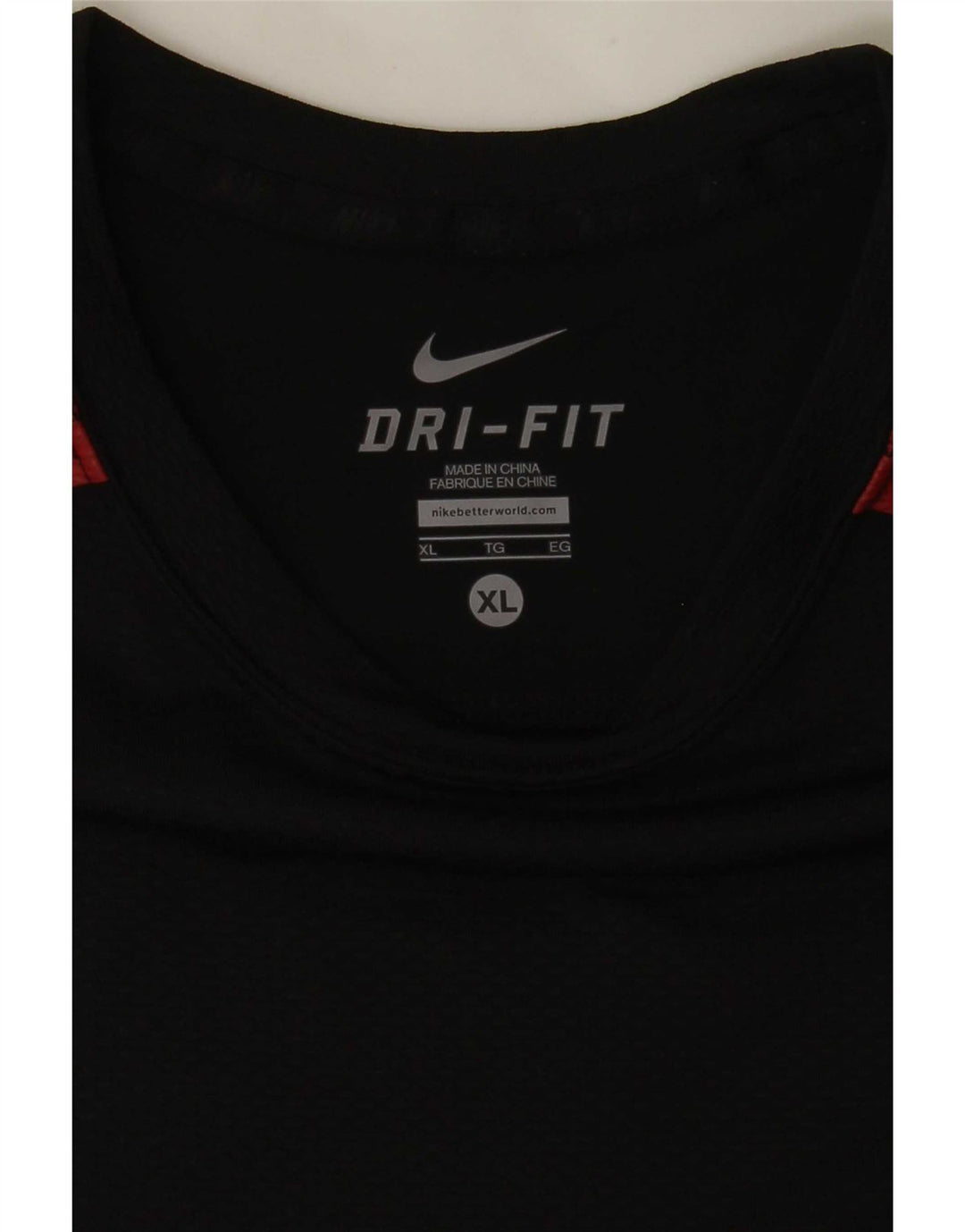 Nike Mens Dri Fit T-Shirt Top XL Black