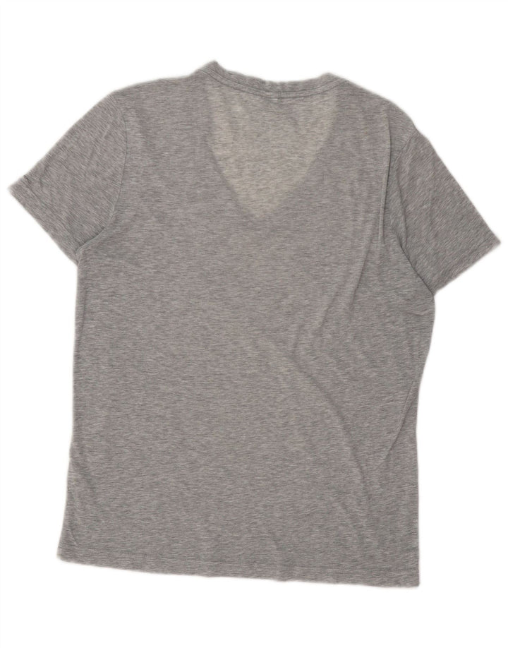 G-Star Mens T-Shirt Top Medium Grey Flecked Cotton
