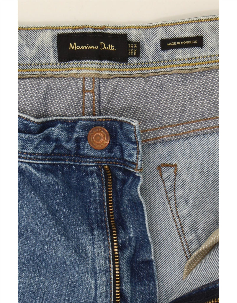 MASSIMO DUTTI Mens Slim Jeans EU 44 Large W34 L33 Blue Vintage Massimo Dutti and Second-Hand Massimo Dutti from Messina Hembry 