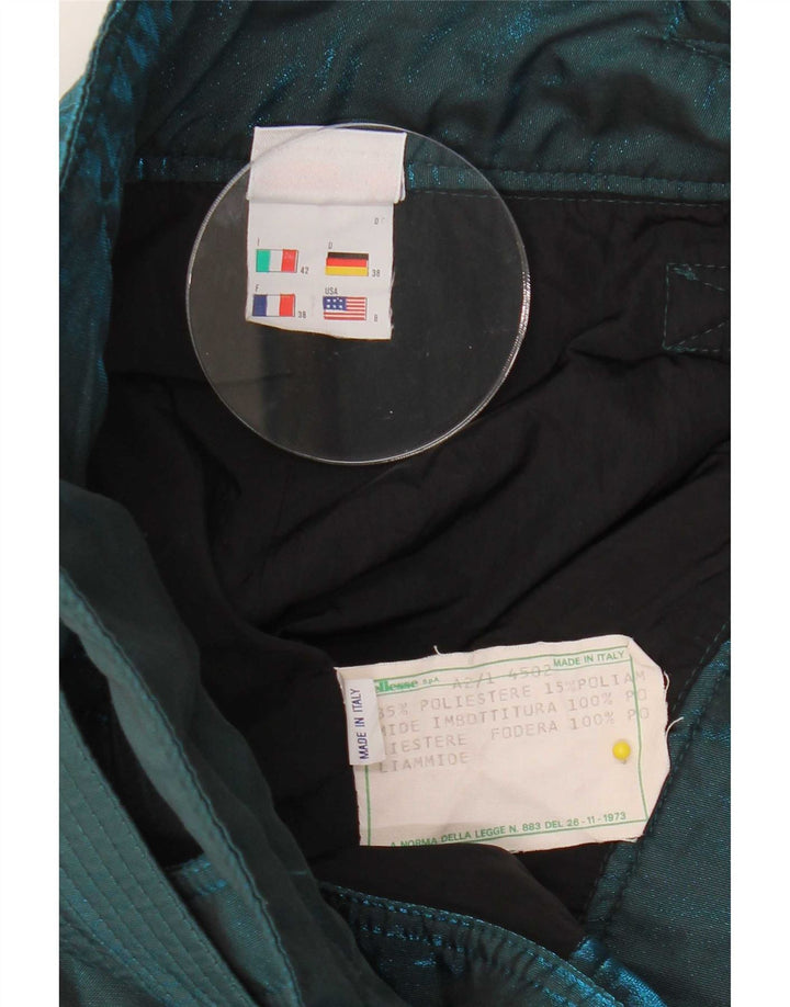 Ellesse Womens Ski Trousers IT 42 Medium Turquoise Polyester