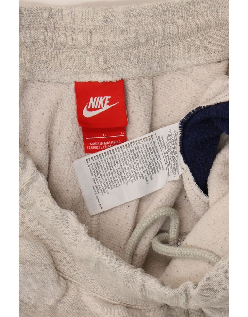 NIKE Womens Tracksuit Trousers Joggers UK 14 Large  Grey Colourblock Vintage Nike and Second-Hand Nike from Messina Hembry 
