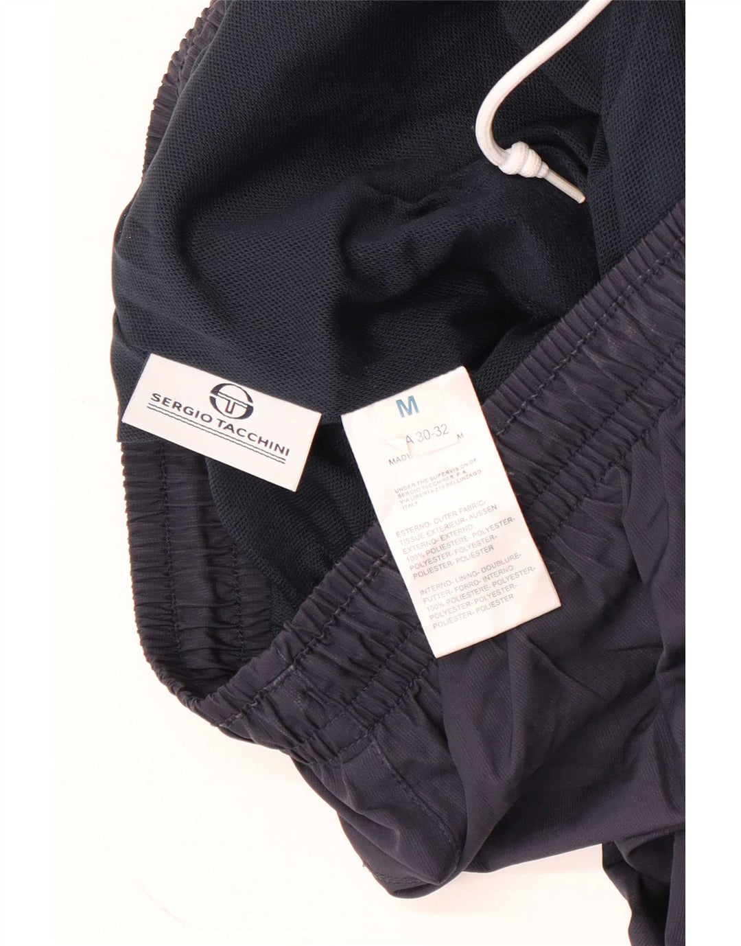Sergio Tacchini Mens Tracksuit Trousers Medium Navy Blue Polyester