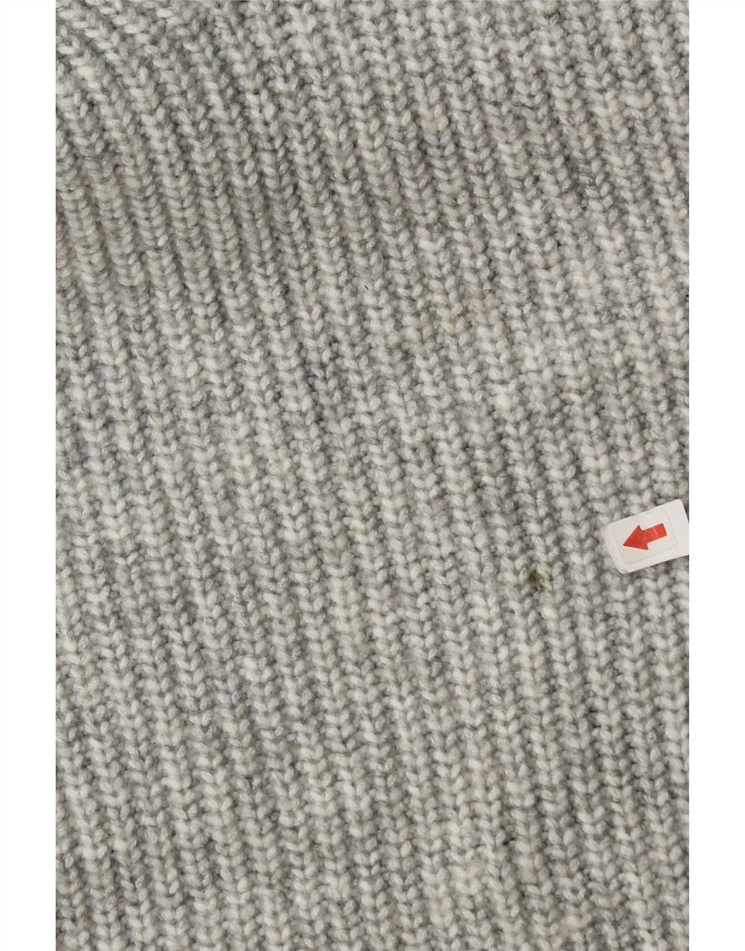 Marks & Spencer Womens V-Neck Jumper Sweater UK 14 Medium Grey Polyester