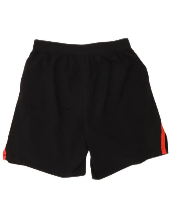 Under Armour Womens Sport Shorts UK 10 Small Black Colourblock