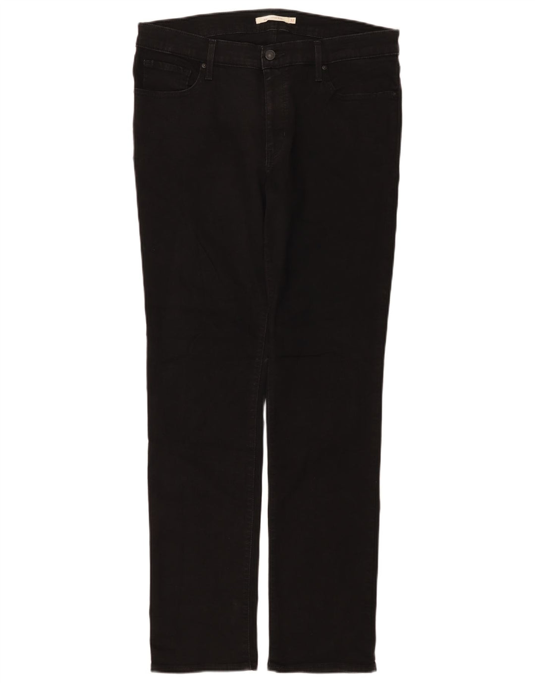 Levi's Womens 312 Shaping Slim Jeans W32 L32 Black Cotton