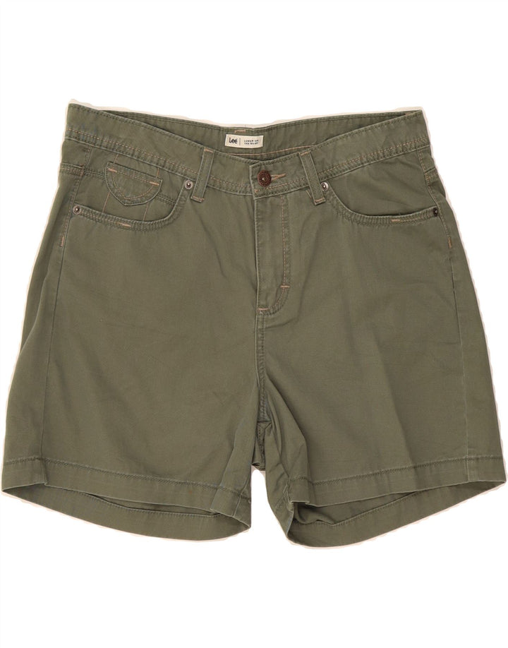 LEE Womens Casual Shorts US 12 Large W30 Green Cotton Vintage Lee and Second-Hand Lee from Messina Hembry 