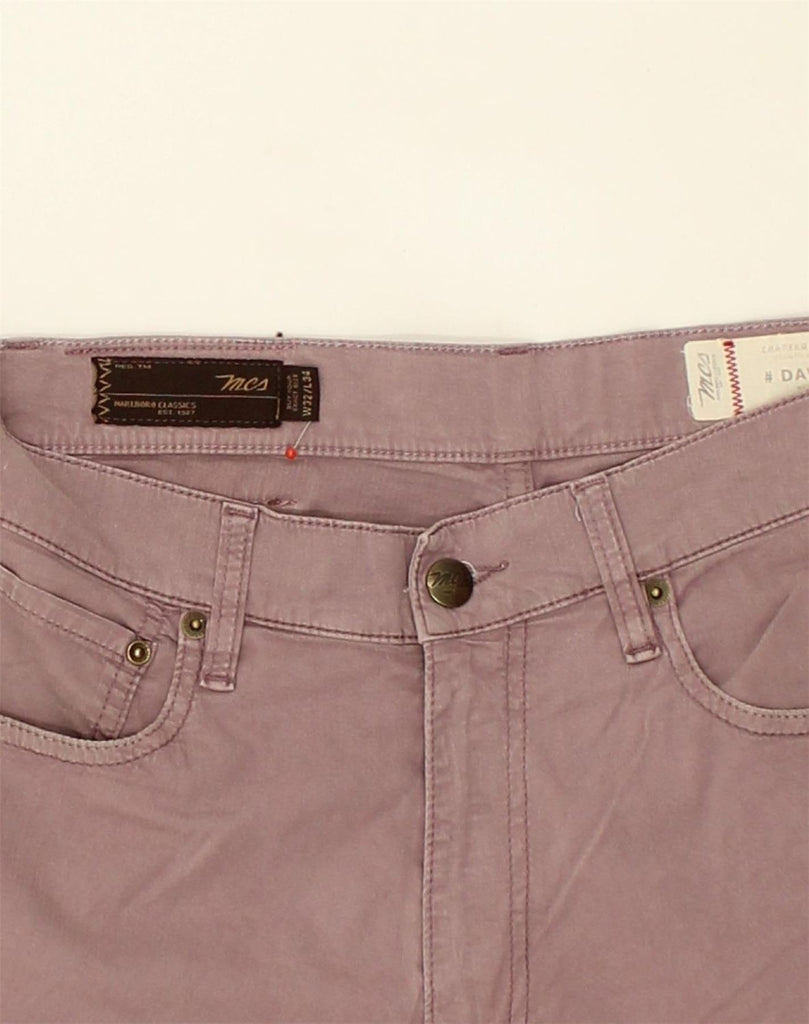 MARLBORO CLASSICS Womens Straight Casual Trousers W32 L28  Pink Cotton | Vintage Marlboro Classics | Thrift | Second-Hand Marlboro Classics | Used Clothing | Messina Hembry 