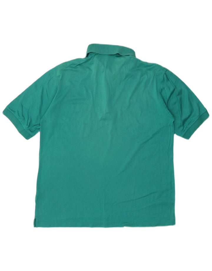 FILA Mens Polo Shirt IT 46 Small Green Cotton