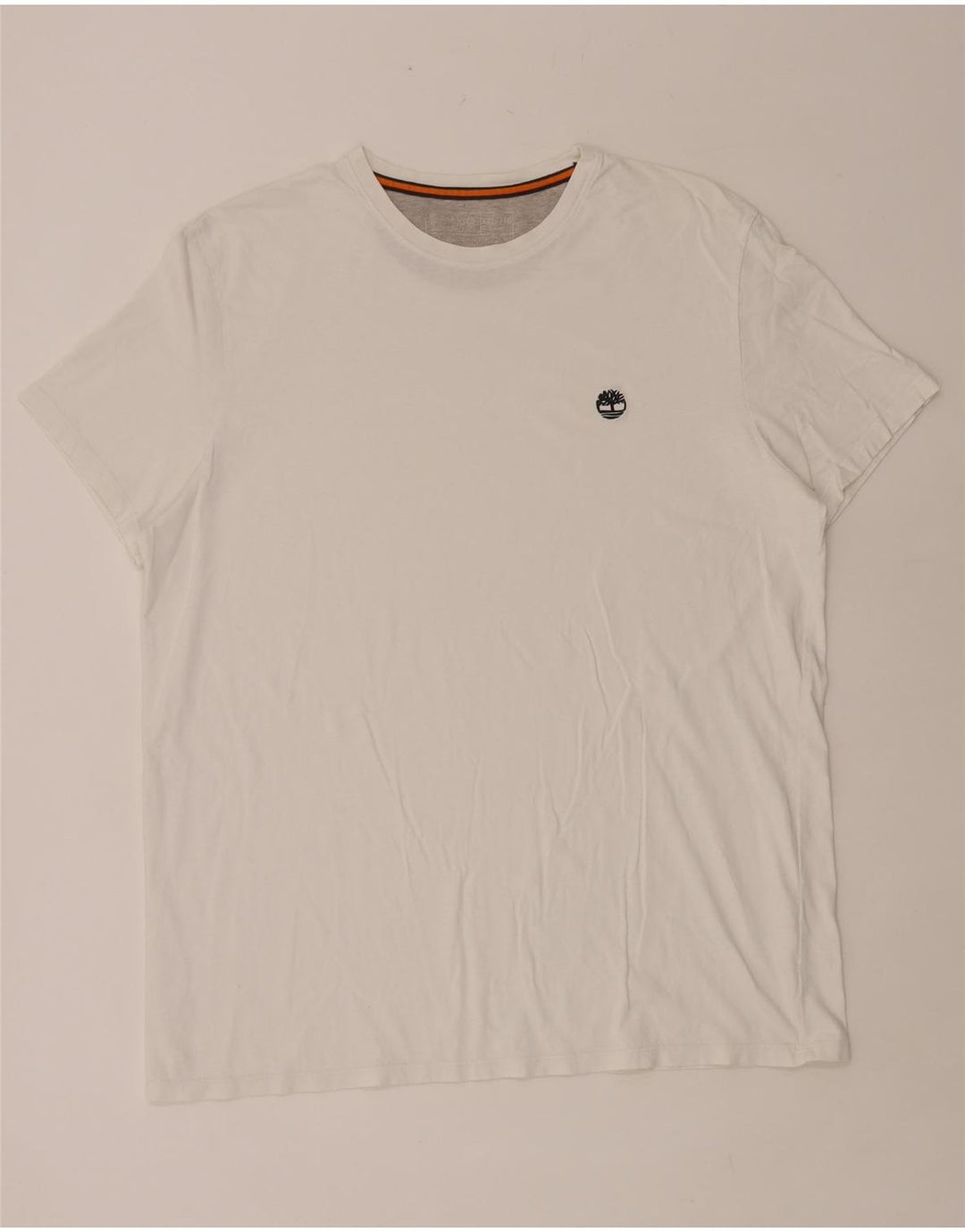 Timberland Mens Slim Fit T-Shirt Top 2XL White