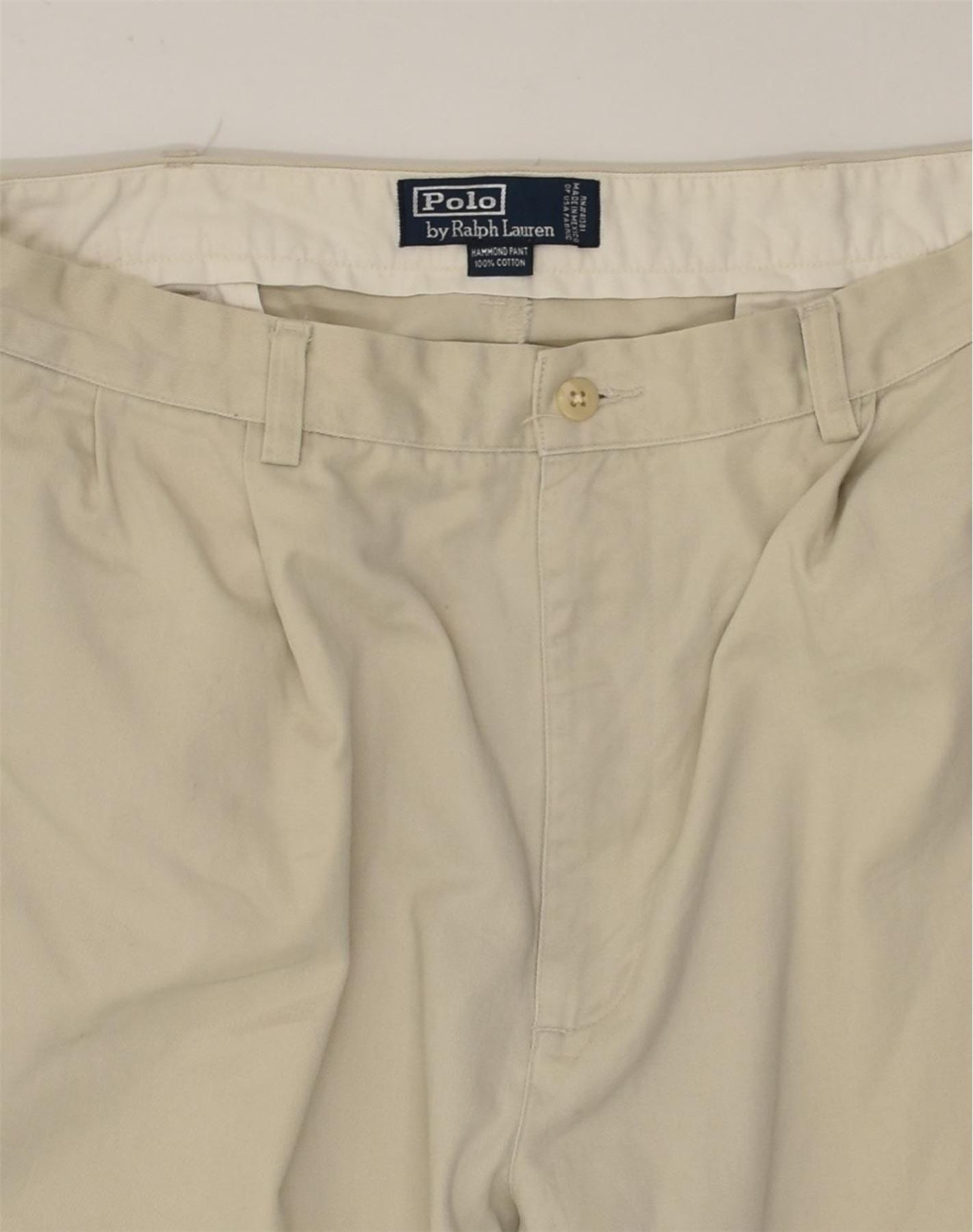 POLO RALPH LAUREN Mens Hammond Pant Pegged Chino Trousers W34 L29