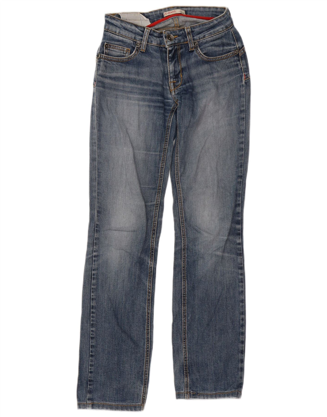 Liu Jo Womens Straight Jeans W26 L30 Blue Cotton