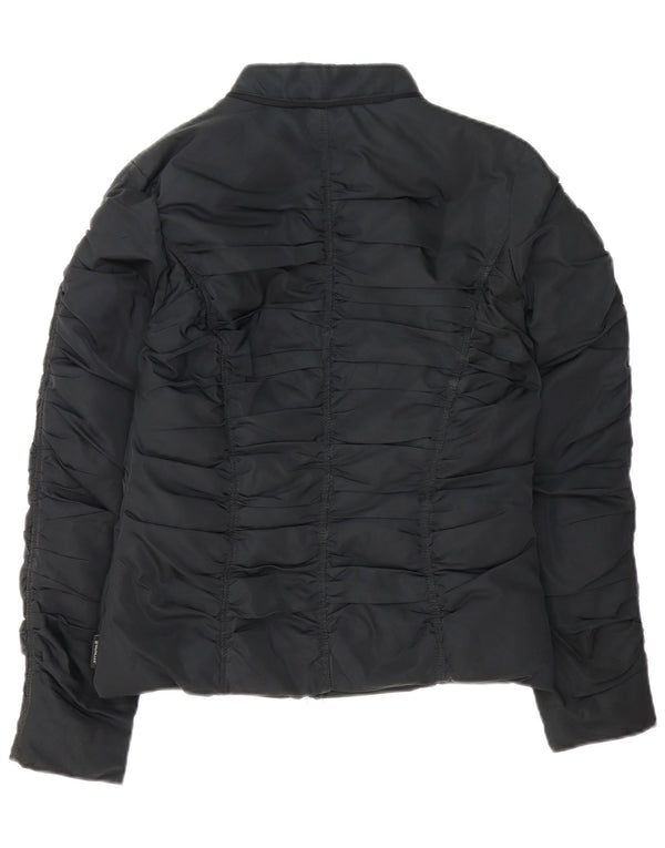 Moncler Womens Padded Jacket Size 2 Medium Black Polyester
