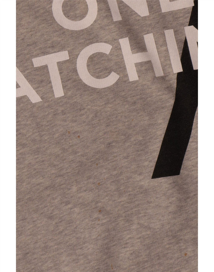 Zara Mens Graphic Sweatshirt Jumper XL Grey Cotton