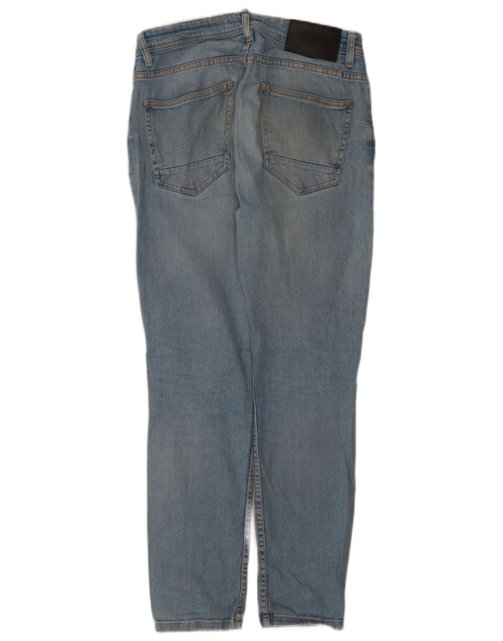 Zara Mens Slim Jeans EU 40 Medium W31 L30 Blue Cotton