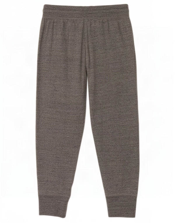 Nike Womens Tracksuit Trousers Joggers UK 14 Medium Grey Flecked Cotton