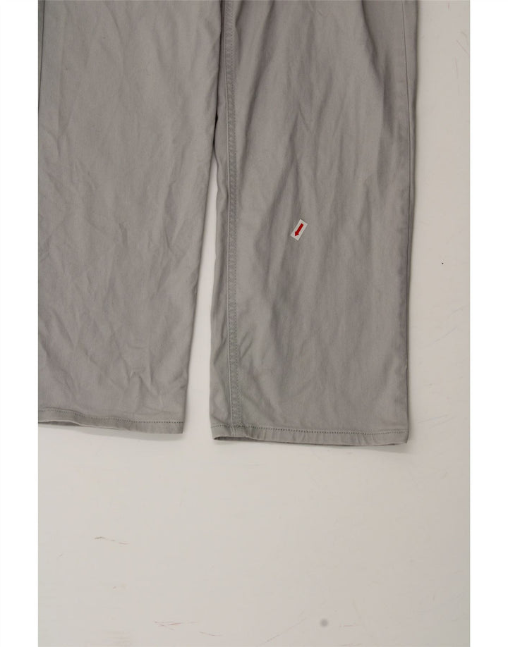 IZOD Mens Slim Casual Trousers W36 L32 Grey Cotton Vintage Izod and Second-Hand Izod from Messina Hembry 