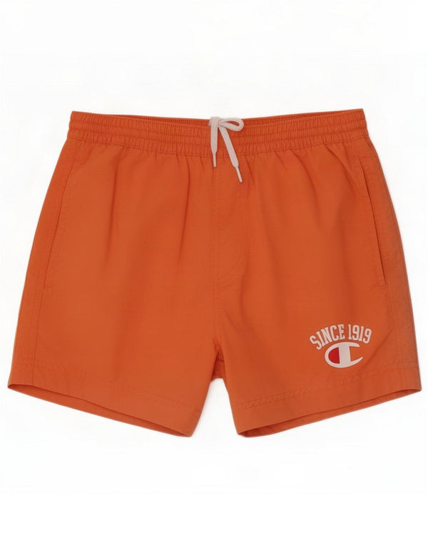 Champion Boys Graphic Swimming Shorts 11-12 Years Large Orange
