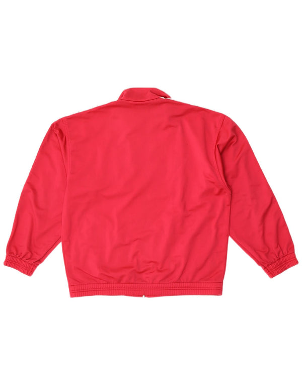 Diadora Mens Graphic Tracksuit Top Jacket UK 34 XS Pink Colourblock
