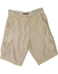 CARRERA Mens Cargo Shorts IT 50 Large W34 Beige Cotton