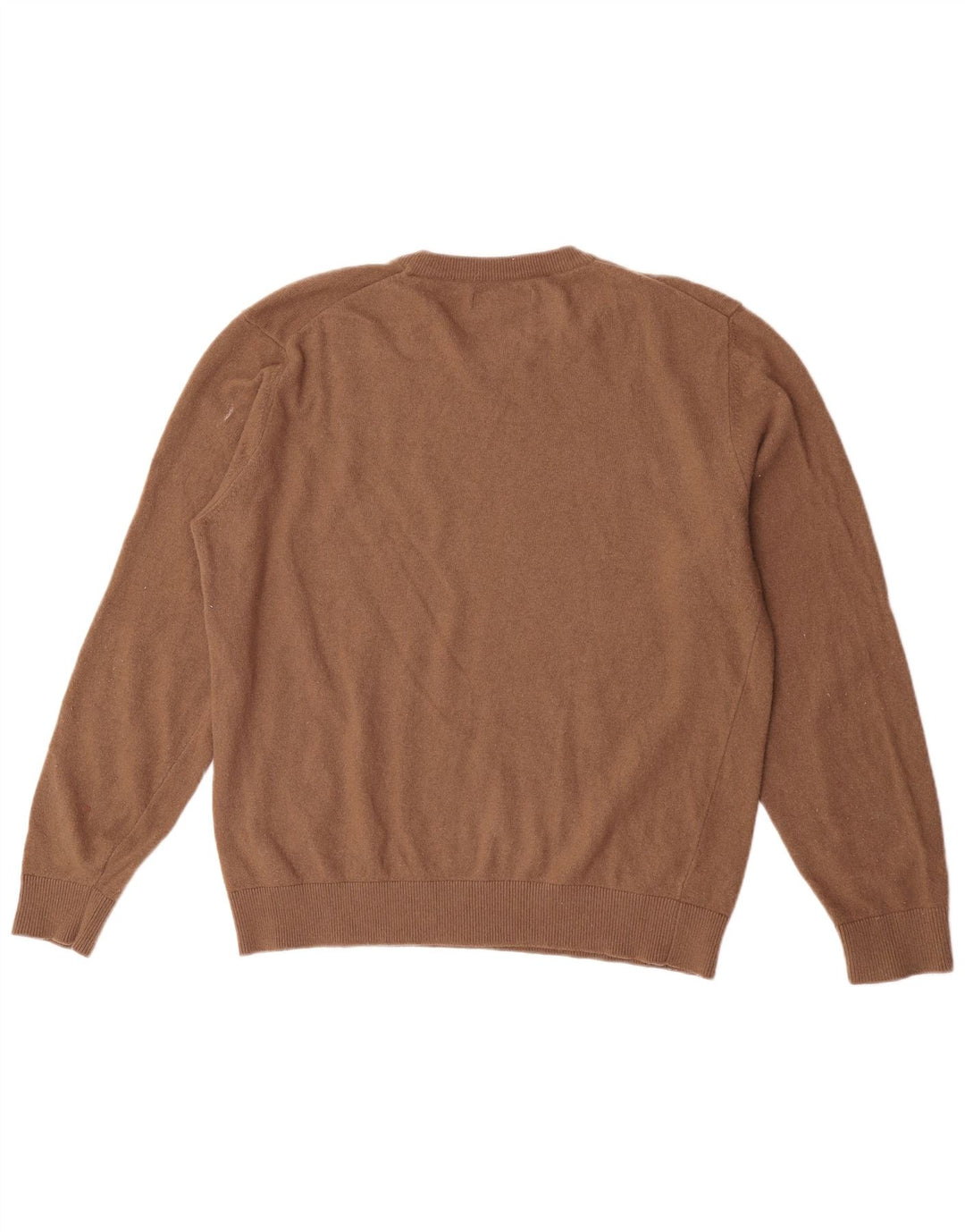 Replay Mens Crew Neck Jumper Sweater 2XL Brown Wool