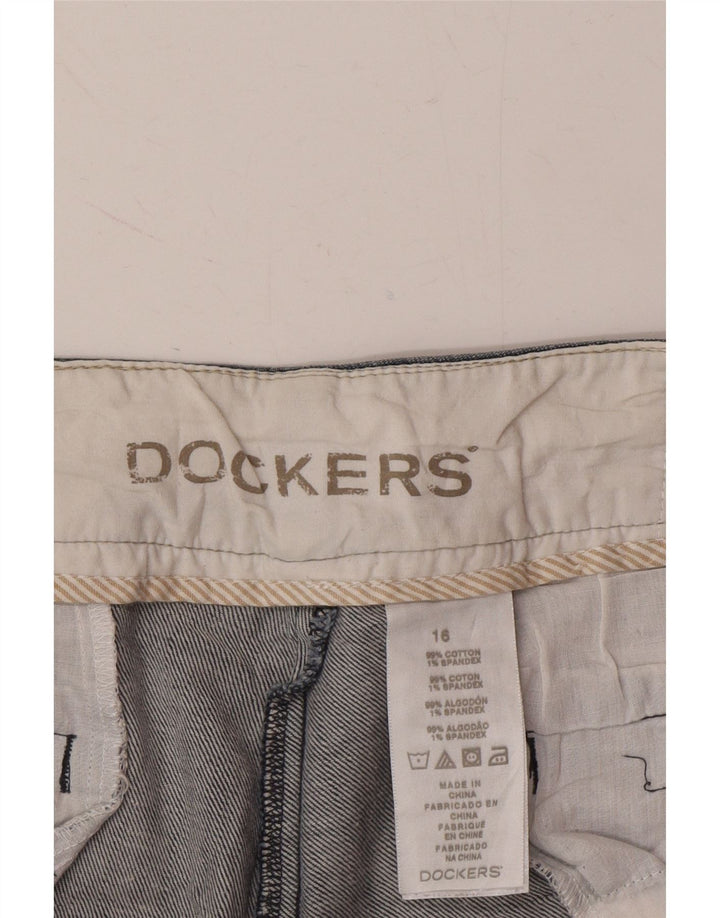 DOCKERS Womens Denim Shorts US 16 2XL W36 Blue Cotton Vintage Dockers and Second-Hand Dockers from Messina Hembry 