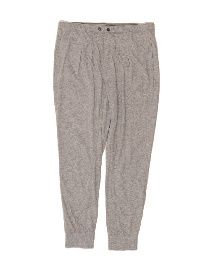 PUMA Womens Tracksuit Trousers Joggers UK 10 Small  Grey Vintage Puma and Second-Hand Puma from Messina Hembry 