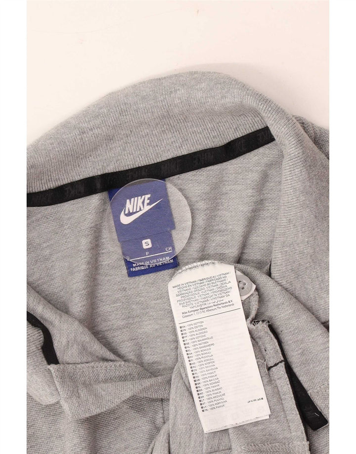 Nike Mens Polo Shirt Small Grey Cotton