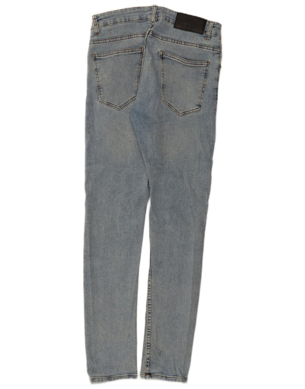 Zara Mens Skinny Jeans EU 42 Large W32 L32 Blue Cotton
