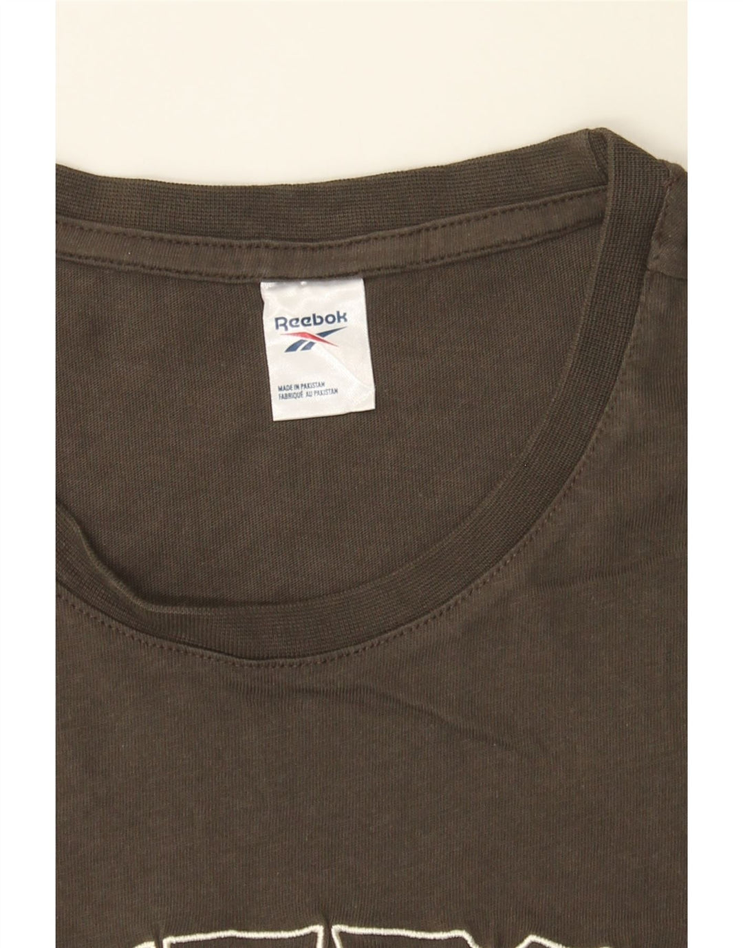 REEBOK Mens Graphic T-Shirt Top Medium Grey Cotton Vintage Reebok and Second-Hand Reebok from Messina Hembry 