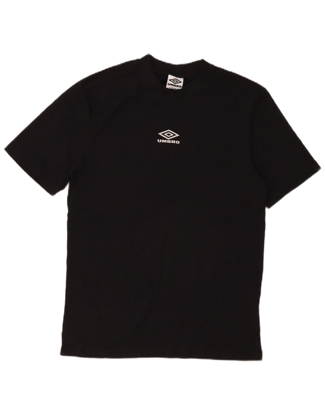 Umbro Mens Graphic T-Shirt Top Small Black Cotton