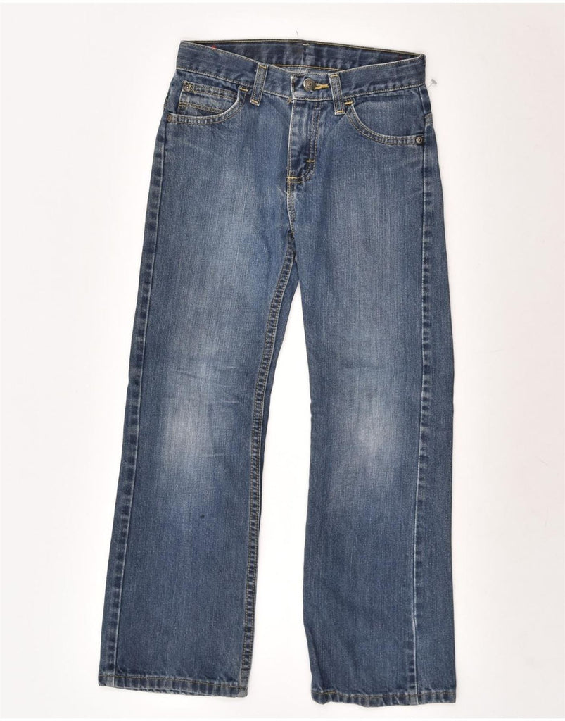 WRANGLER Boys Straight Jeans 9-10 Years W24 L24 Blue Cotton | Vintage Wrangler | Thrift | Second-Hand Wrangler | Used Clothing | Messina Hembry 