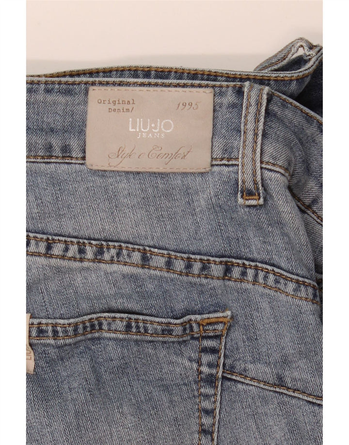 Liu Jo Womens Distressed Skinny Jeans W30 L30 Blue