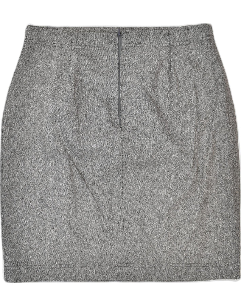 VINTAGE Womens Pencil Skirt IT 44 Medium W30 Grey Wool | Vintage | Thrift | Second-Hand | Used Clothing | Messina Hembry 