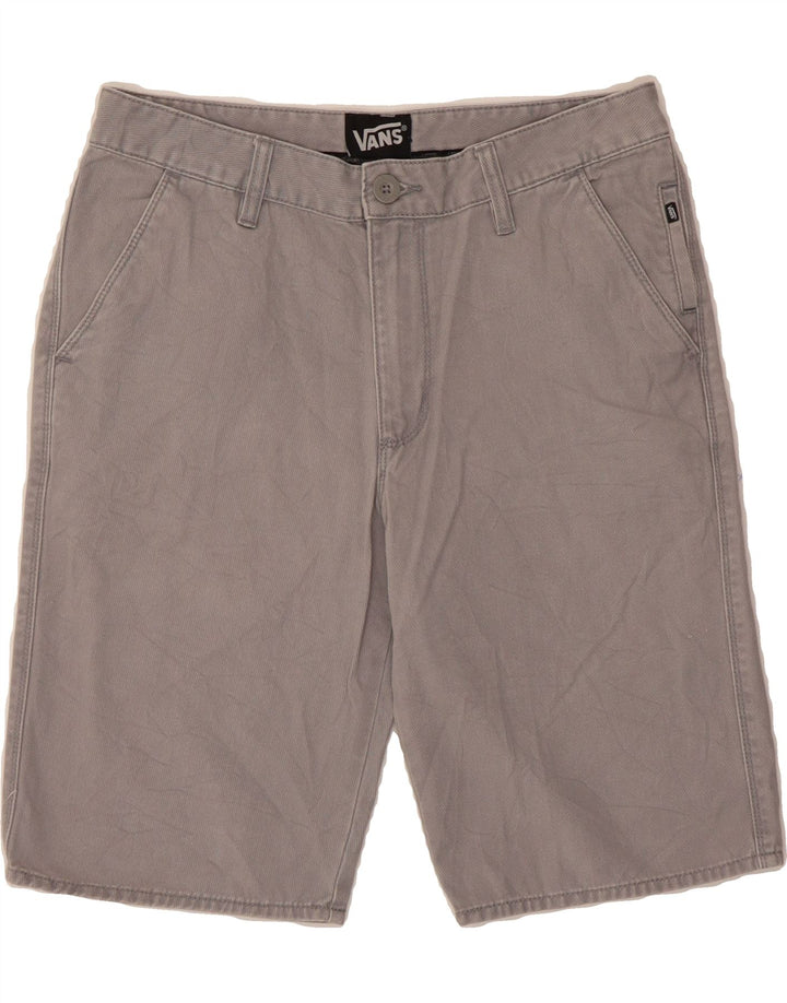 VANS Mens Chino Shorts W30 Medium  Grey Cotton Vintage Vans and Second-Hand Vans from Messina Hembry 
