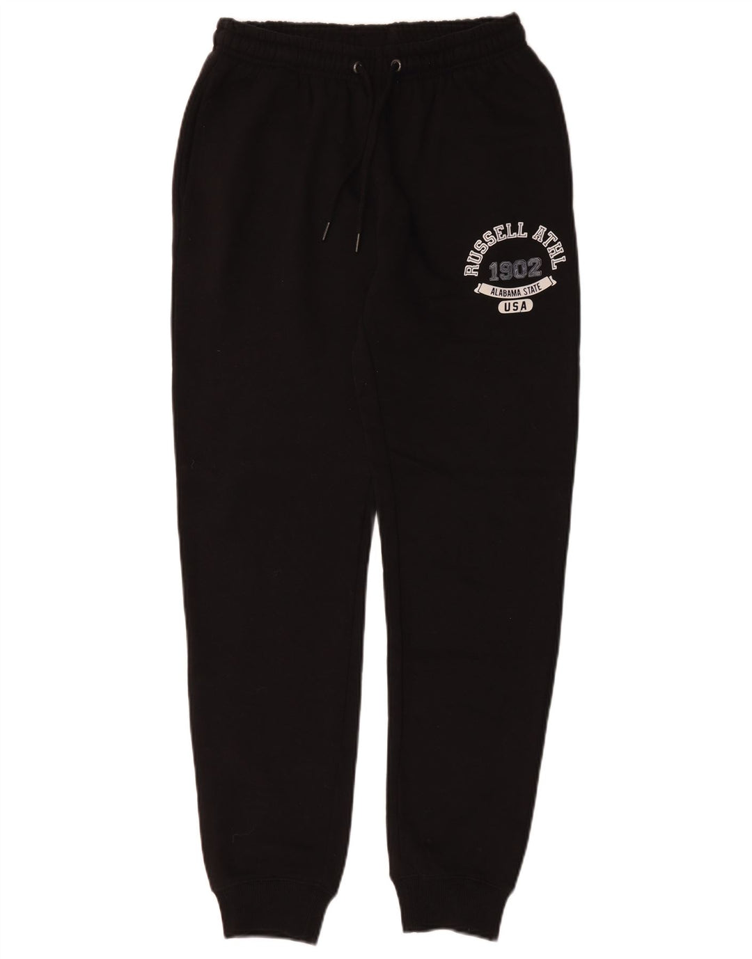 Russell Athletic Mens Graphic Tracksuit Trousers Joggers Medium Black