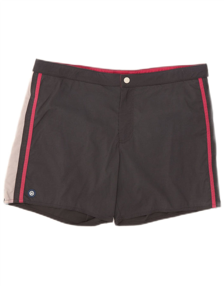 Colmar Mens Swimming Shorts EU 52 Large Grey Colourblock Polyamide
