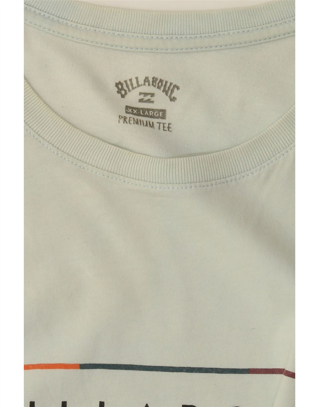 BILLABONG Mens Graphic T-Shirt Top 2XL Blue