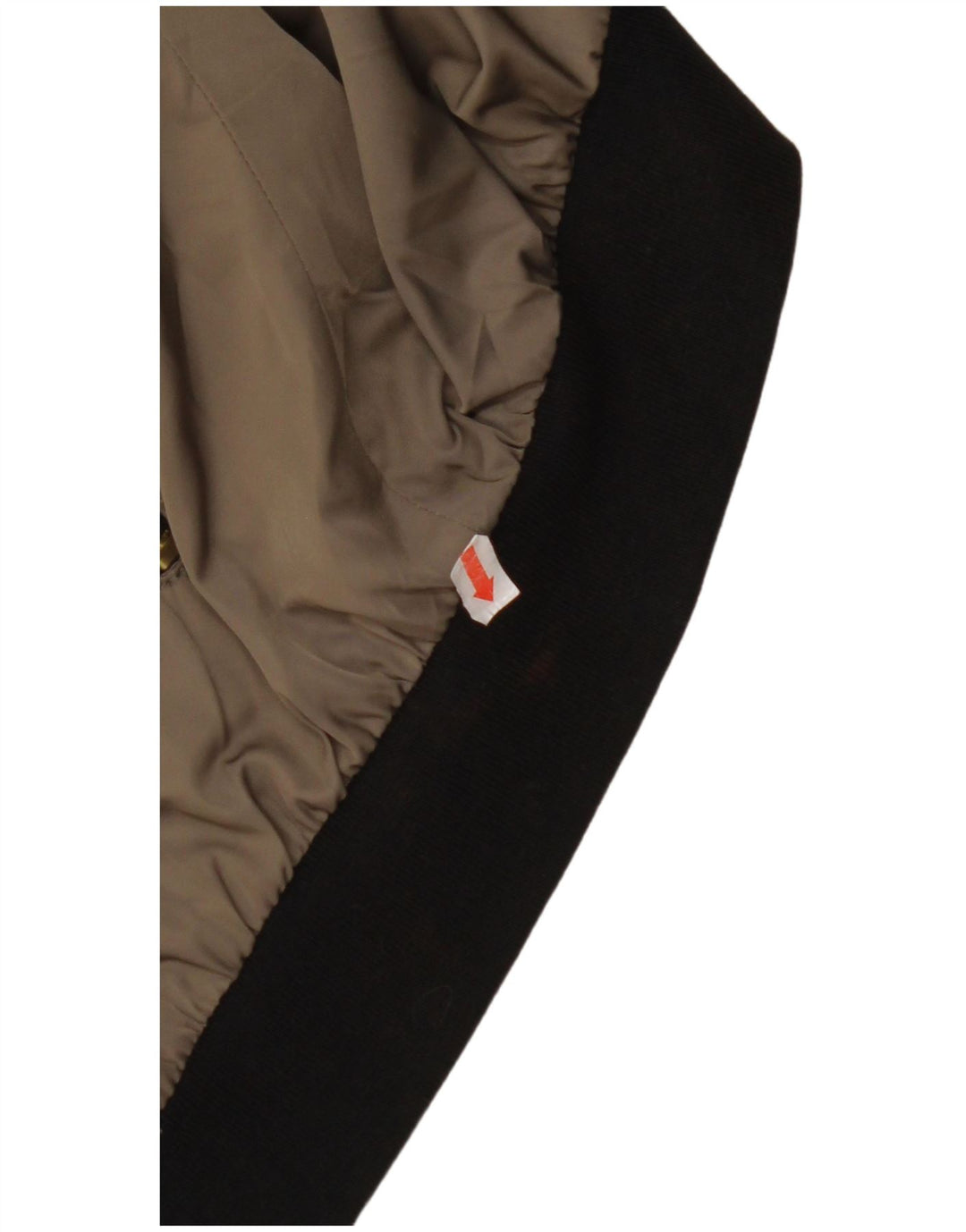 ZARA Womens Oversized Bomber Jacket UK 10 Small Green Cotton