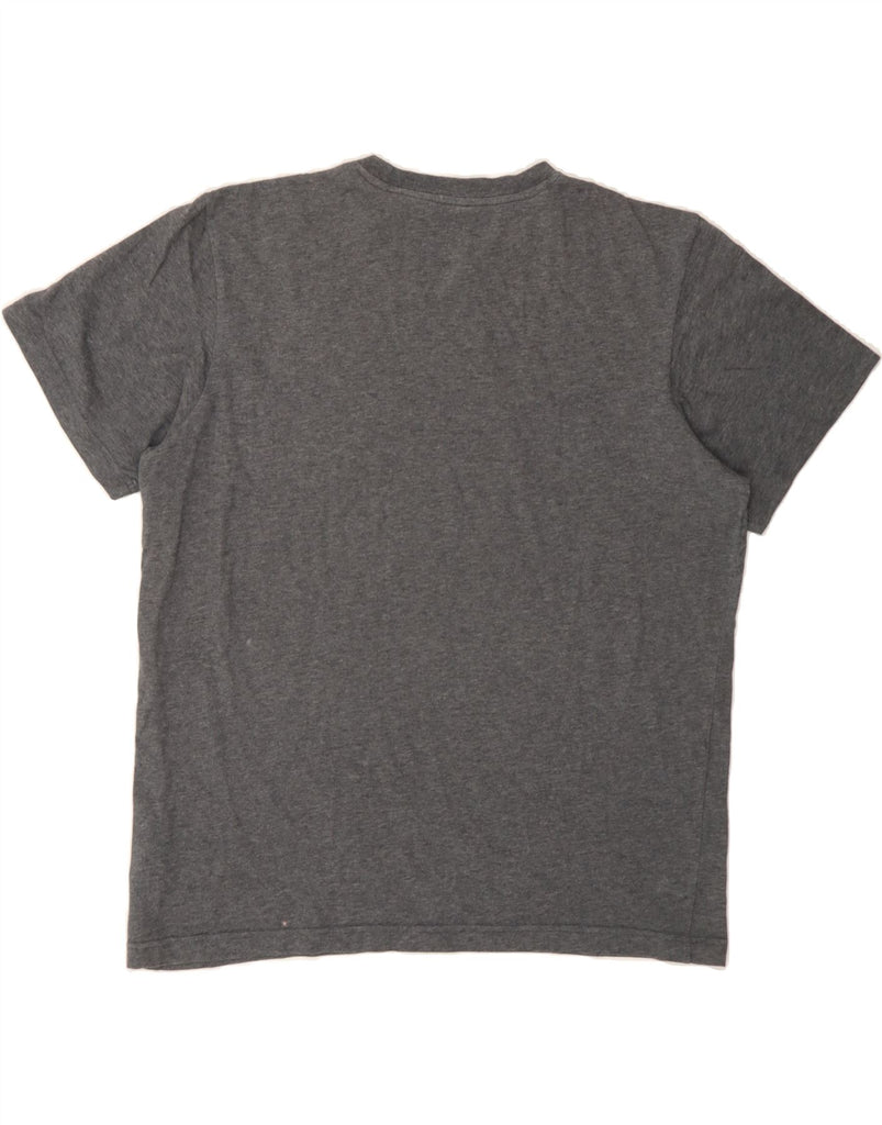 ADIDAS Mens Climalite Graphic T-Shirt Top Large Grey Cotton Vintage Adidas and Second-Hand Adidas from Messina Hembry 