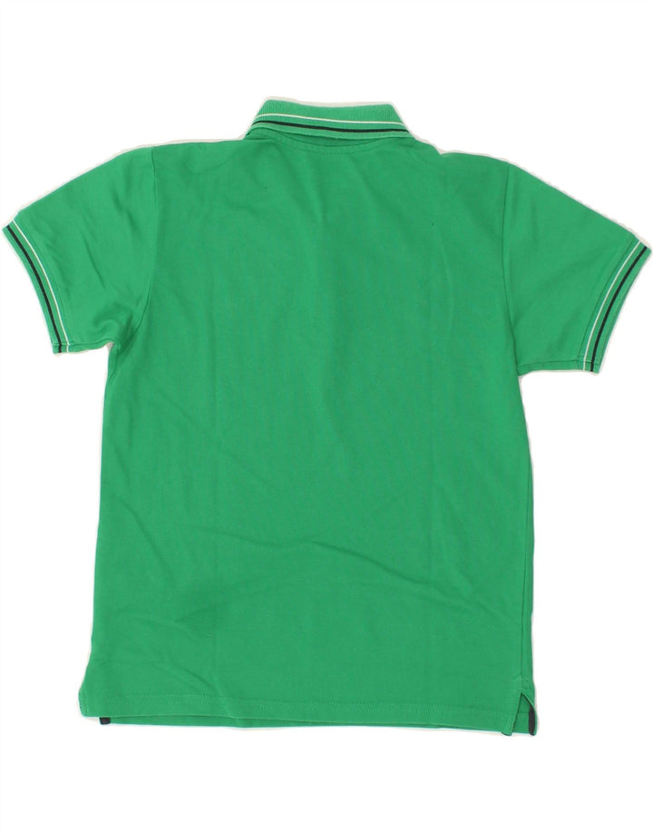 CHAMPION Boys Polo Shirt 7-8 Years Small Green Cotton Vintage Champion and Second-Hand Champion from Messina Hembry 