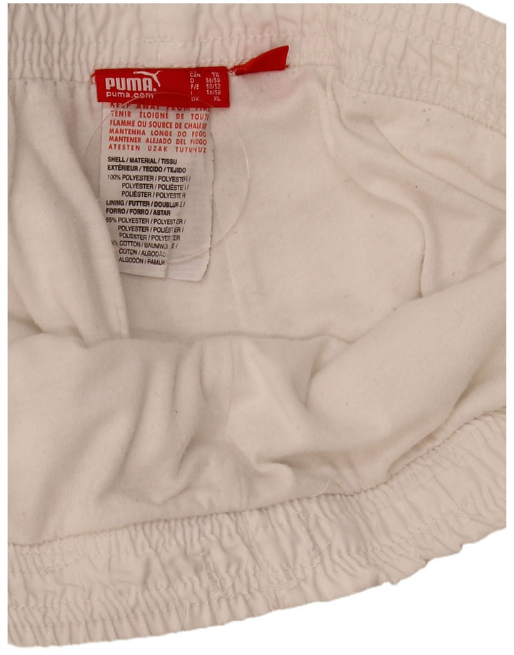 Puma Mens Graphic Sport Shorts XL  White Polyester