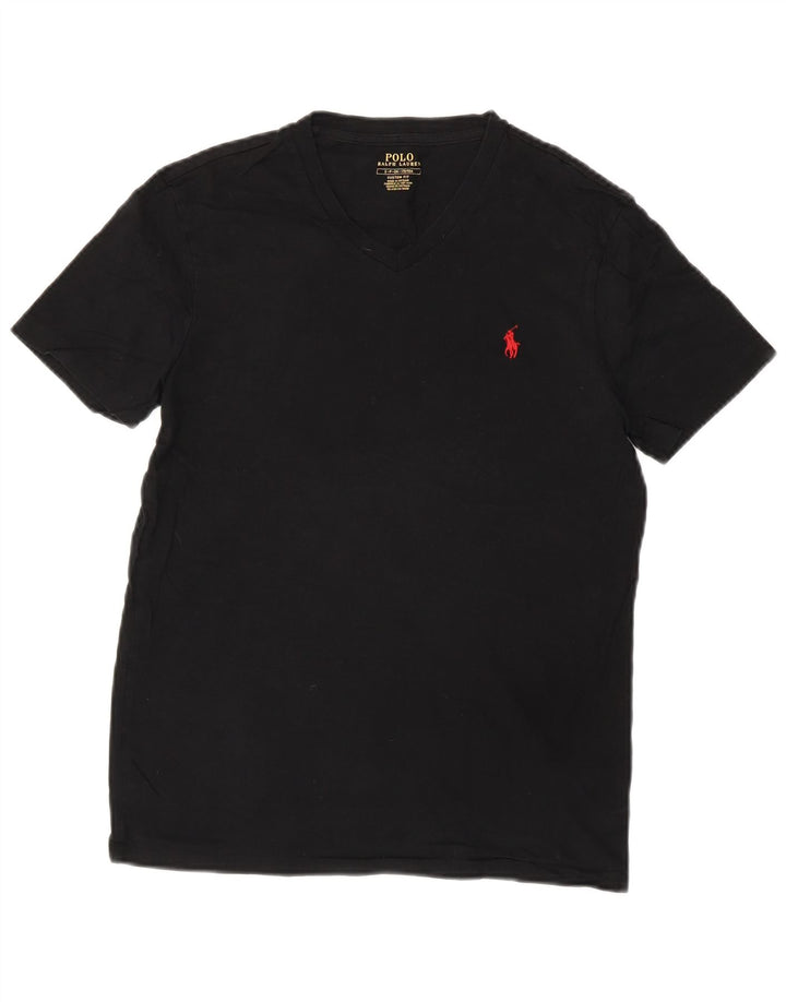 POLO RALPH LAUREN Mens Custom Fit T-Shirt Top Small Black Cotton