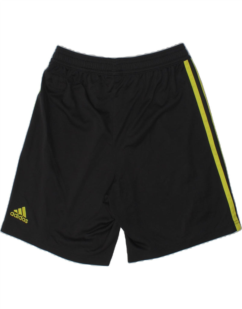 ADIDAS Boys Sport Shorts 11-12 Years Black Polyester | Vintage Adidas | Thrift | Second-Hand Adidas | Used Clothing | Messina Hembry 